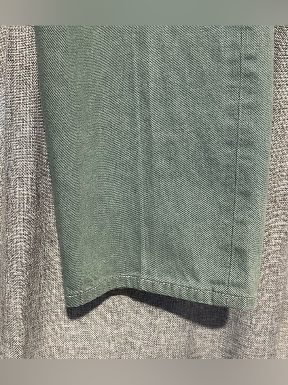 Levi's 501 Green Straight Leg Denim Jeans Black Label Red Tag Button Fly - Picture 7 of 9